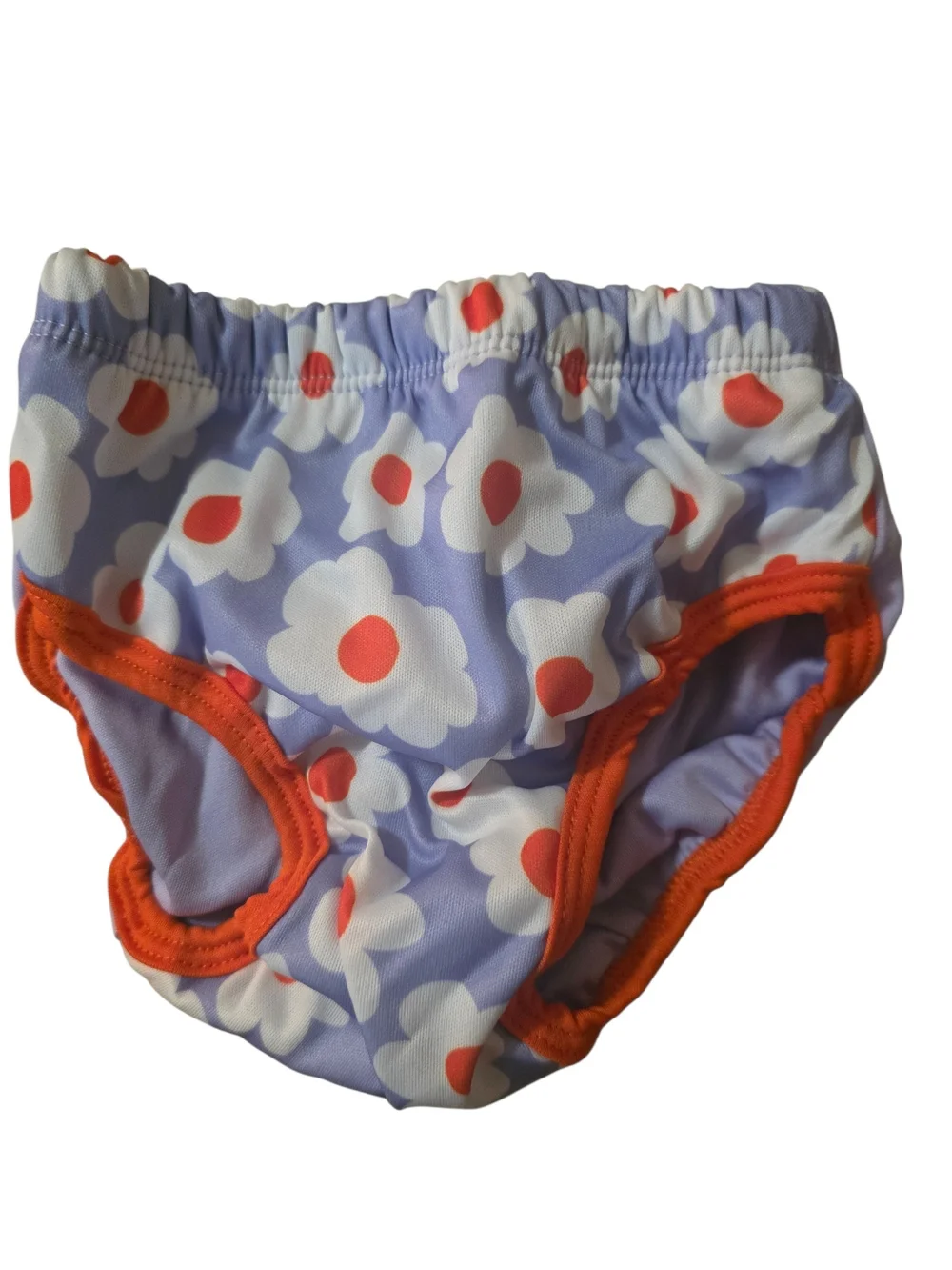 Set Of 2 Aquastar Purple Floral Swim Diaper - 12 Months
